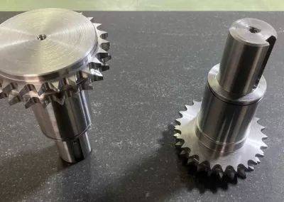 MACHINE DETAILS REVERSE ENGINEERING SPROCKET AND SHAFT